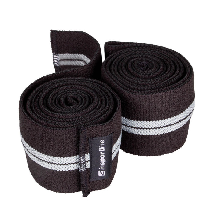 Stabilizator / ściągacz kolan inSPORTline KneeWrap ∙ uniwersalny materiał ∙ zapinany na rzep ∙ uniwersalny