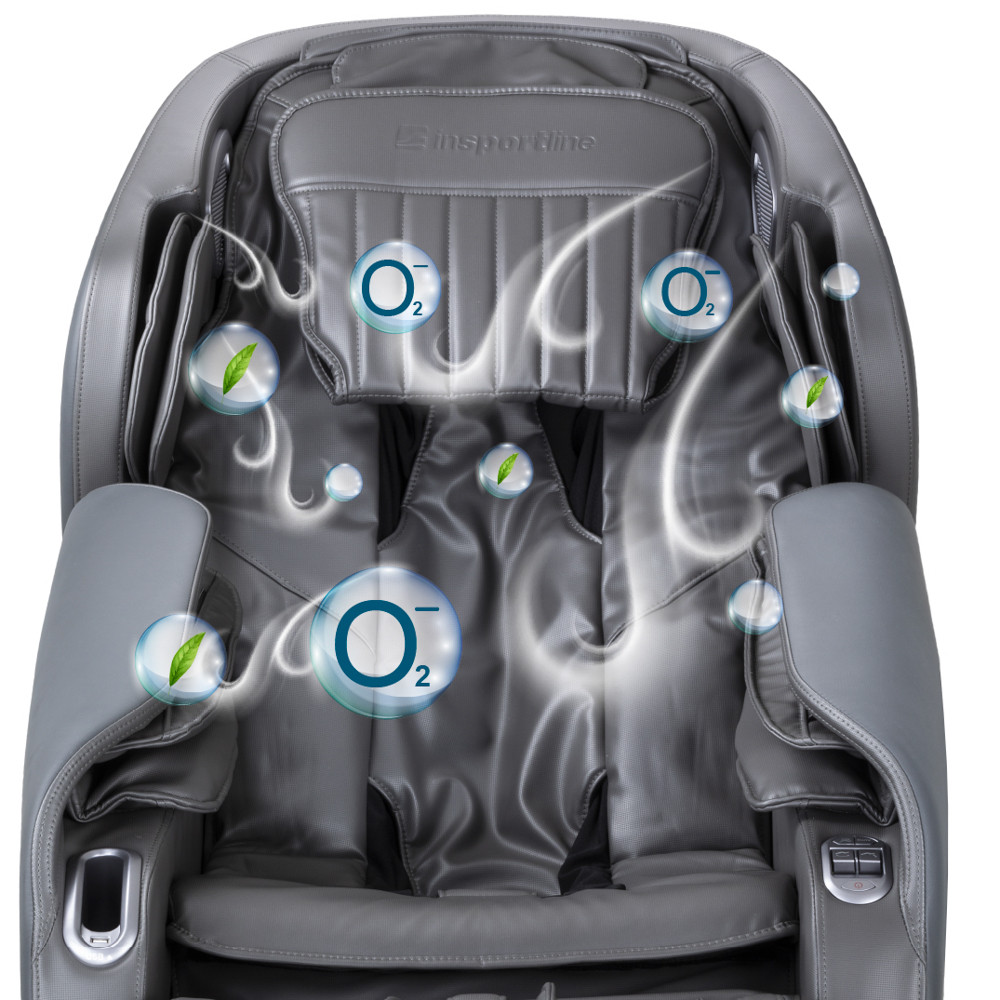 Fotel do relaksu inSPORTline Carlita ∙ masaż mechaniczny + powietrzny ∙ ogrzewanie podczerwienią ∙ sterowanie głosowe ∙ Bluetoot