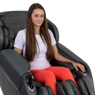 Fotel do relaksu inSPORTline Carlita ∙ masaż mechaniczny + powietrzny ∙ ogrzewanie podczerwienią ∙ sterowanie głosowe ∙ Bluetoot