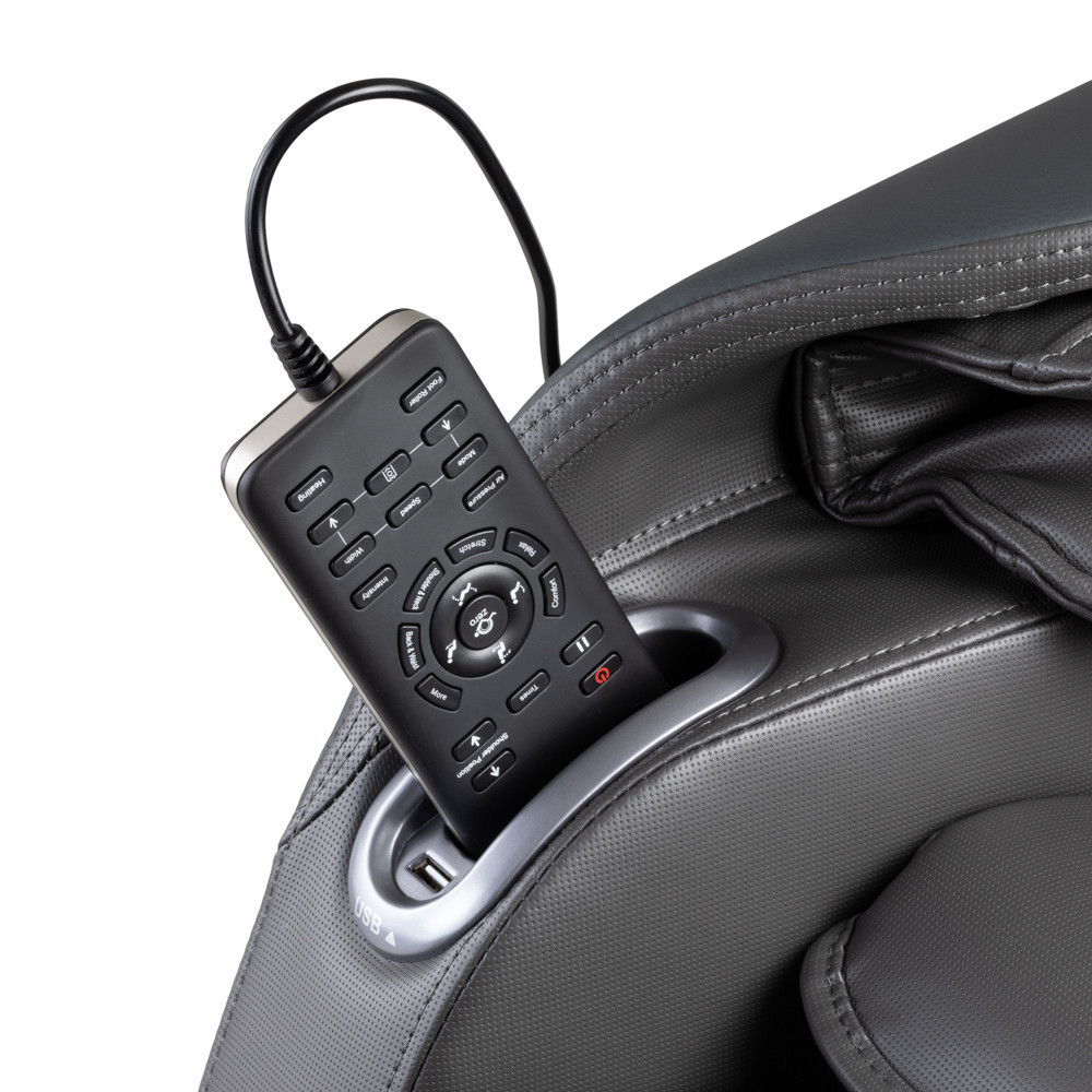 Fotel do relaksu inSPORTline Carlita ∙ masaż mechaniczny + powietrzny ∙ ogrzewanie podczerwienią ∙ sterowanie głosowe ∙ Bluetoot