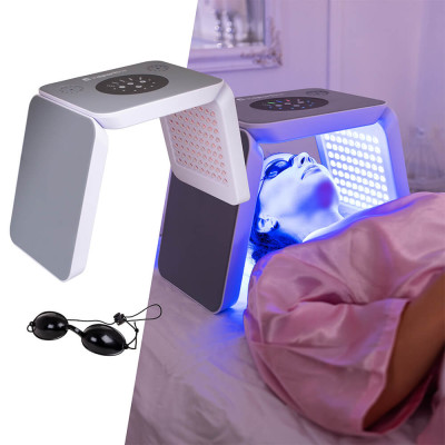 Lampa LED do twarzy inSPORTline Coladome 600 ∙ 225 diod ∙ 4 poziomy mocy ∙ termoterapia LED ∙ temperatura regulowana
