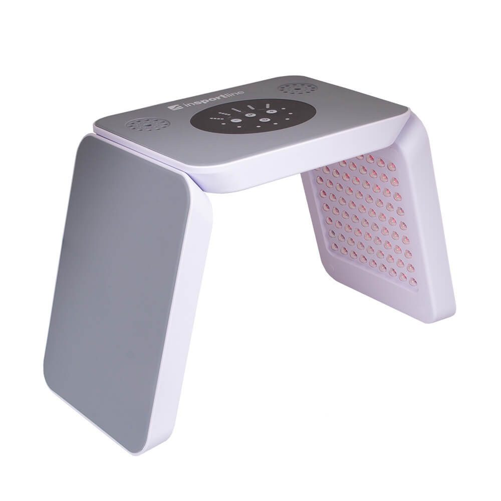 Lampa LED do twarzy inSPORTline Coladome 600 ∙ 225 diod ∙ 4 poziomy mocy ∙ termoterapia LED ∙ temperatura regulowana