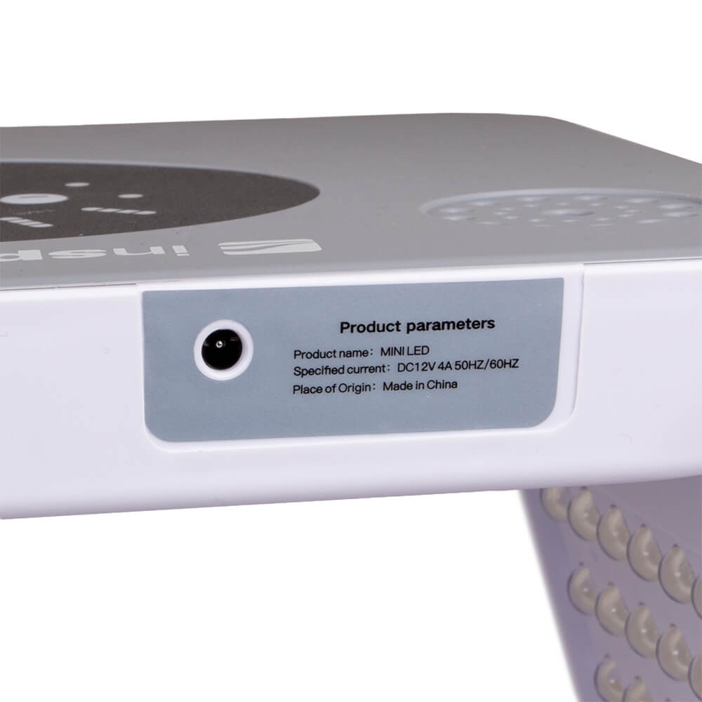 Lampa LED do twarzy inSPORTline Coladome 600 ∙ 225 diod ∙ 4 poziomy mocy ∙ termoterapia LED ∙ temperatura regulowana