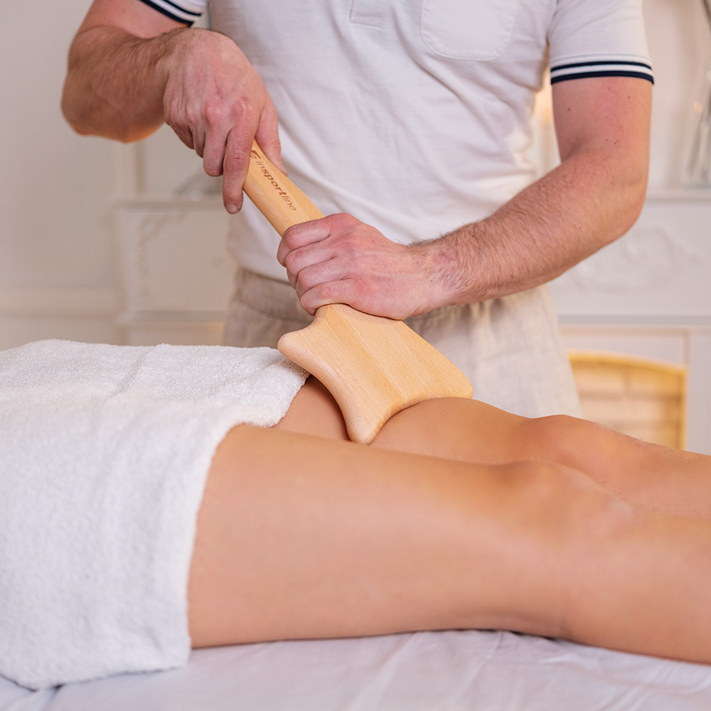 Drewniane zestaw do masażu całego ciała inSPORTline Teriva Set ∙ zestaw 6 sztuk ∙ terapia drewnem ∙ redukcja cellulitu ∙ krążeni