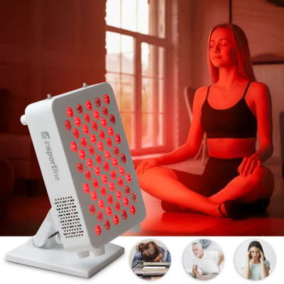 Panel LED do terapii światłem inSPORTline Katuni ∙ podczerwień RED + NIR ∙ 60 diod ∙ pilot + timer