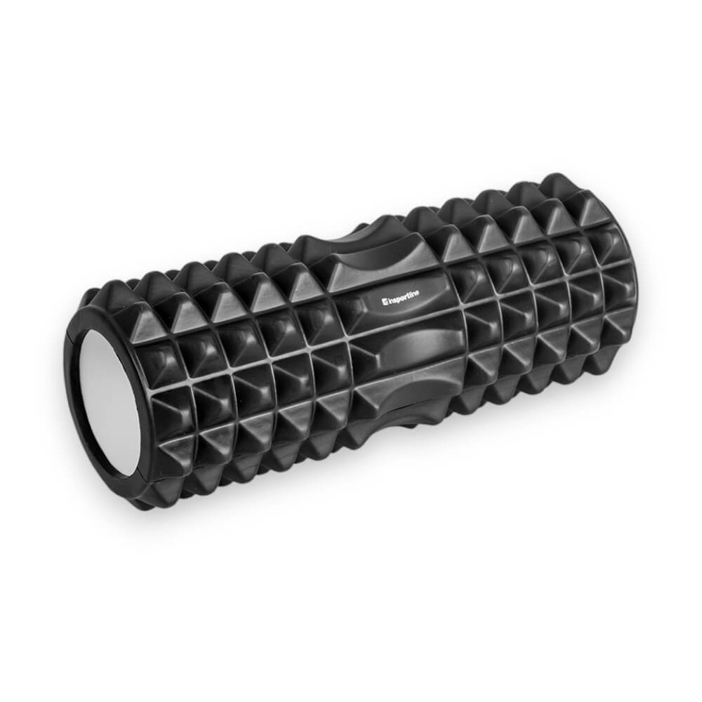 Wałek / roller do masażu i jogi inSPORTline Pressori ∙ gładki lub wypustkowy ∙ 33 × 14 cm ∙ udźwig 150 kg