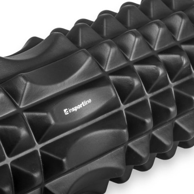 Wałek / roller do masażu i jogi inSPORTline Pressori ∙ gładki lub wypustkowy ∙ 33 × 14 cm ∙ udźwig 150 kg