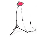 Lampa LED podczerwieni inSPORTline Elbasan ∙ stojak + regulowana wysokość ∙ 300 diod RED/NIR ∙ pilot + timer