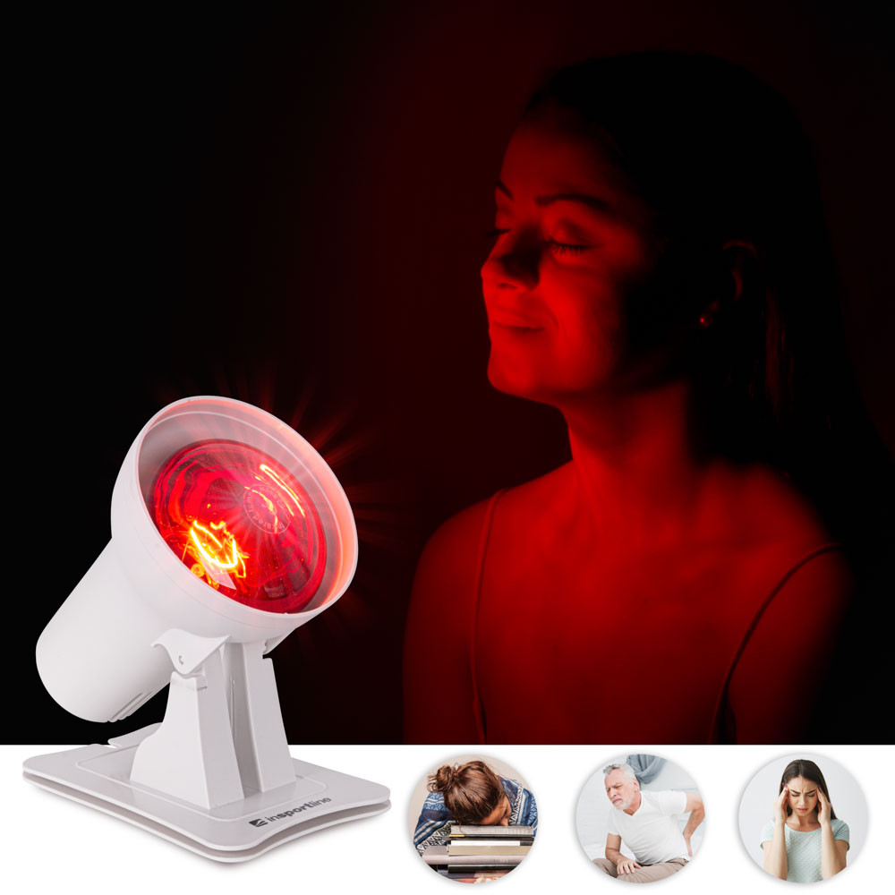 Lampa rozgrzewająca na podczerwień inSPORTline Xamila ∙ 150W ∙ Timer ∙ 4 poziomy regulacji