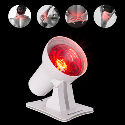 Lampa rozgrzewająca na podczerwień inSPORTline Xamila ∙ 150W ∙ Timer ∙ 4 poziomy regulacji