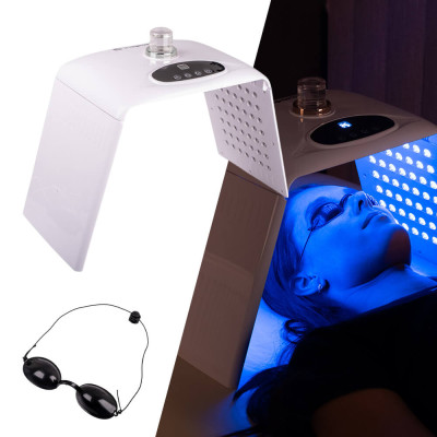 Lampa LED do twarzy inSPORTline Coladome 300 ∙ 8 barw ∙ składana obudowa ∙ terapia fotonowa ∙ 3 tryby natężenia