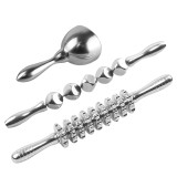 Zestaw metalowych narzędzi do masażu inSPORTline Janko Set ∙ chłodzenie ∙ Gua Sha ∙ drenaż ∙ regeneracja ciała