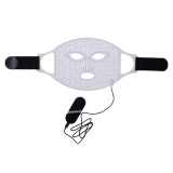 Maska LED do twarzy i szyi inSPORTline Santorina ∙ 100 diod ∙ 7 trybów kolorów ∙ ładowanie USB-C ∙ 3 poziomy intensywności