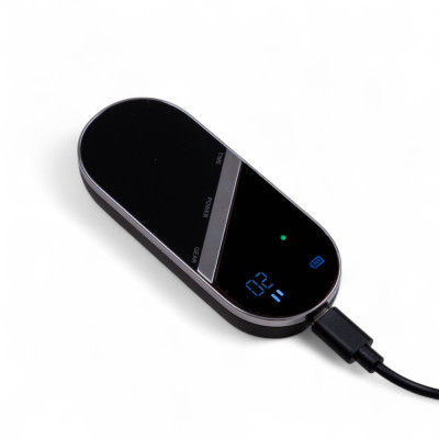 Maska LED do twarzy i szyi inSPORTline Santorina ∙ 100 diod ∙ 7 trybów kolorów ∙ ładowanie USB-C ∙ 3 poziomy intensywności