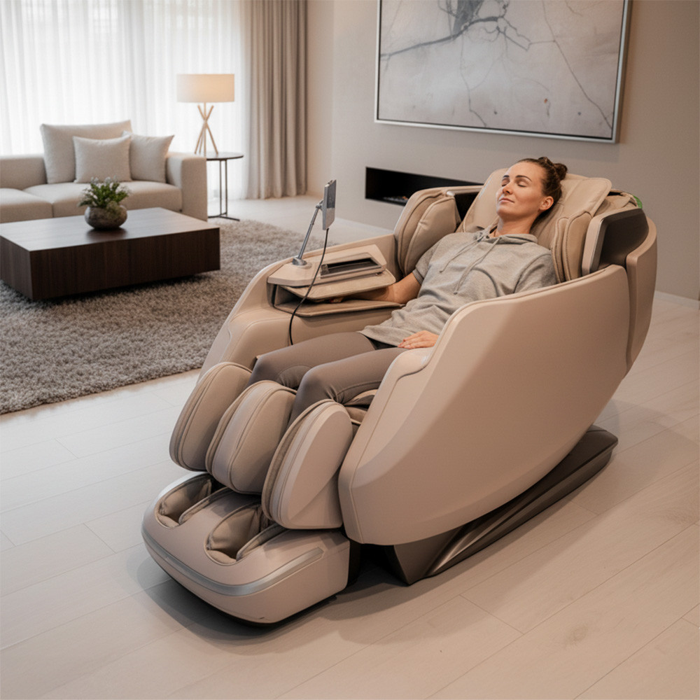 Fotel masujący inSPORTline Balsadena ∙ masaż 4D, powietrzny ∙ ogrzewanie ∙ Bluetooth ∙ Zero Gravity ∙ Zero Space
