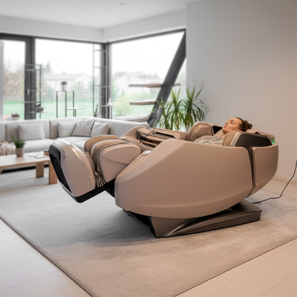 Fotel masujący inSPORTline Balsadena ∙ masaż 4D, powietrzny ∙ ogrzewanie ∙ Bluetooth ∙ Zero Gravity ∙ Zero Space