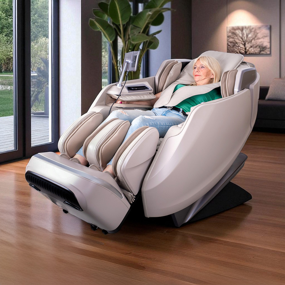 Fotel masujący inSPORTline Balsadena ∙ masaż 4D, powietrzny ∙ ogrzewanie ∙ Bluetooth ∙ Zero Gravity ∙ Zero Space