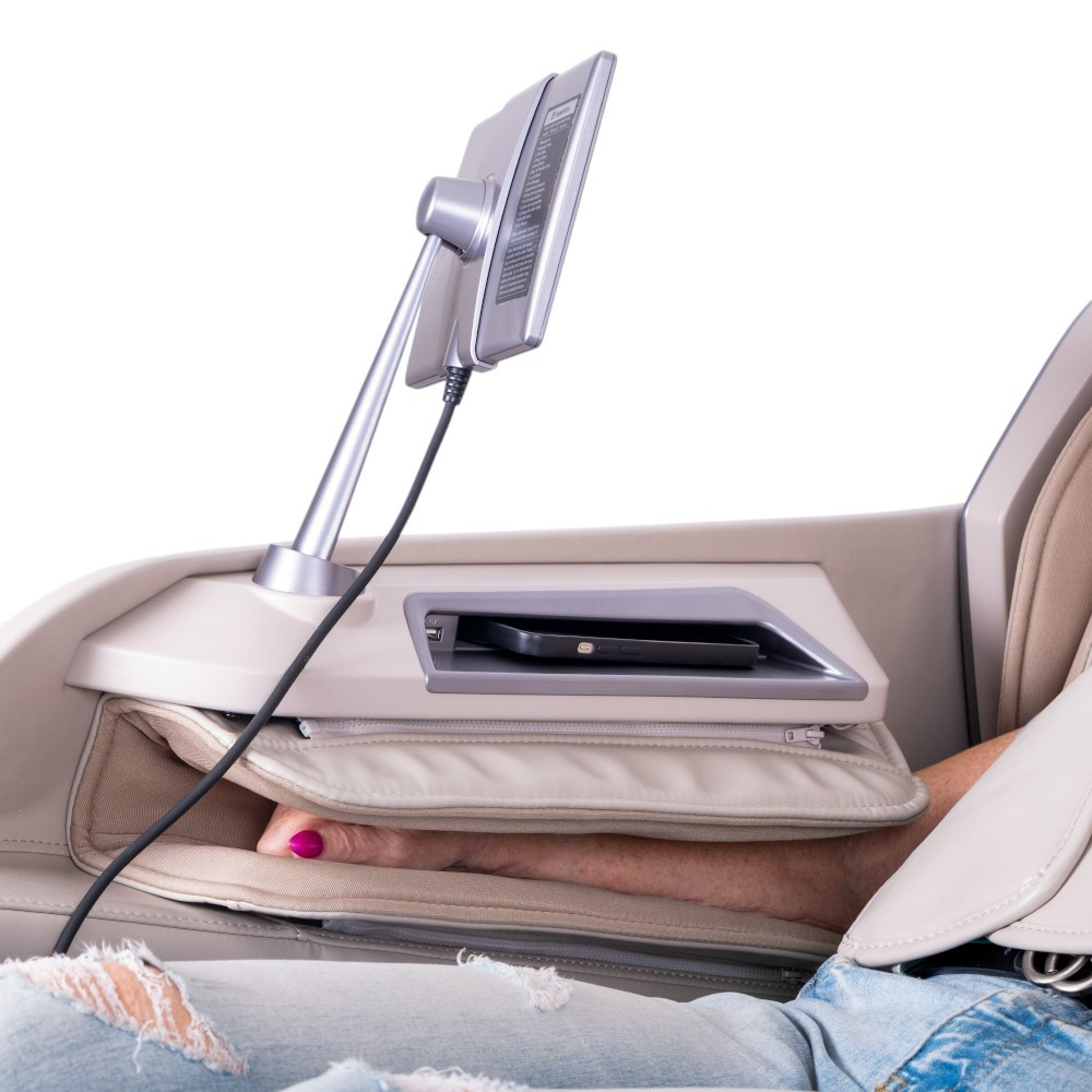 Fotel masujący inSPORTline Balsadena ∙ masaż 4D, powietrzny ∙ ogrzewanie ∙ Bluetooth ∙ Zero Gravity ∙ Zero Space