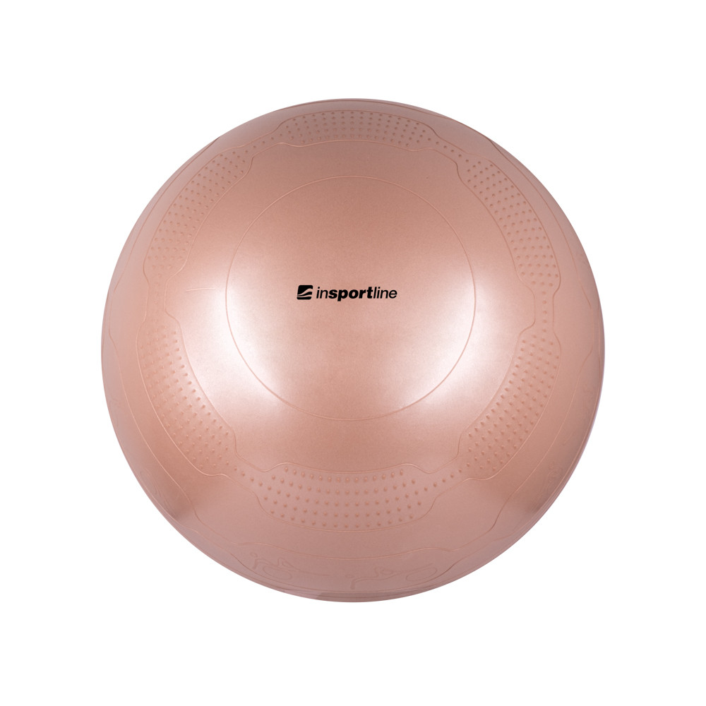 Piłka gimnastyczna inSPORTline Stretch Ball Ø 55 cm ∙ antypoślizgowa ∙ wypustki masujące ∙ nośność 200 kg ∙ pompka w zestawie