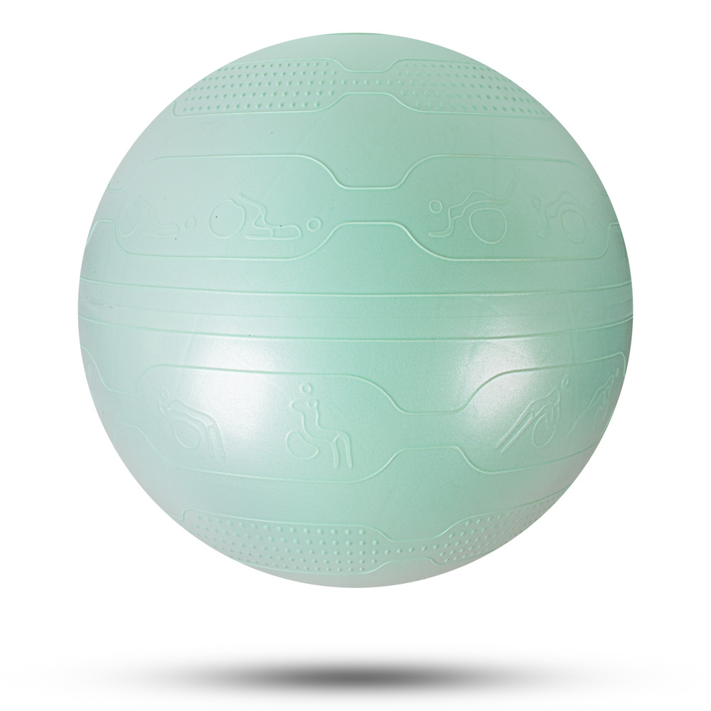 Piłka gimnastyczna inSPORTline Stretch Ball Ø 55 cm ∙ antypoślizgowa ∙ wypustki masujące ∙ nośność 200 kg ∙ pompka w zestawie