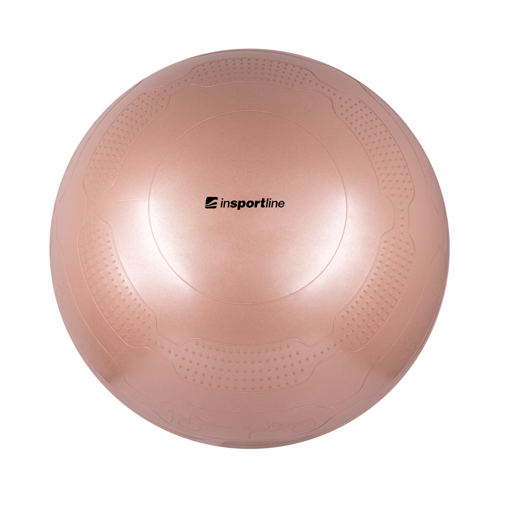 Piłka gimnastyczna inSPORTline Stretch Ball Ø 65 cm ∙ antypoślizgowa ∙ wypustki masujące ∙ nośność 200 kg ∙ pompka w zestawie