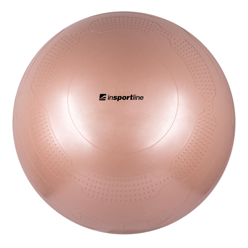 Piłka gimnastyczna inSPORTline Stretch Ball Ø 75 cm ∙ antypoślizgowa ∙ wypustki masujące ∙ nośność 200 kg ∙ pompka w zestawie