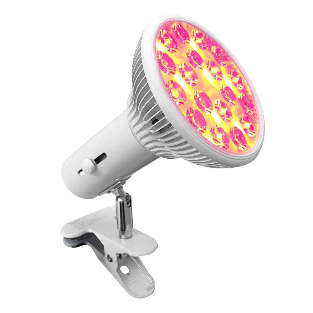Lampa rozgrzewająca na podczerwień inSPORTline Zelara ∙ 18 diod LED ∙ moc 24 W ∙ obrotowy uchwyt 360°
