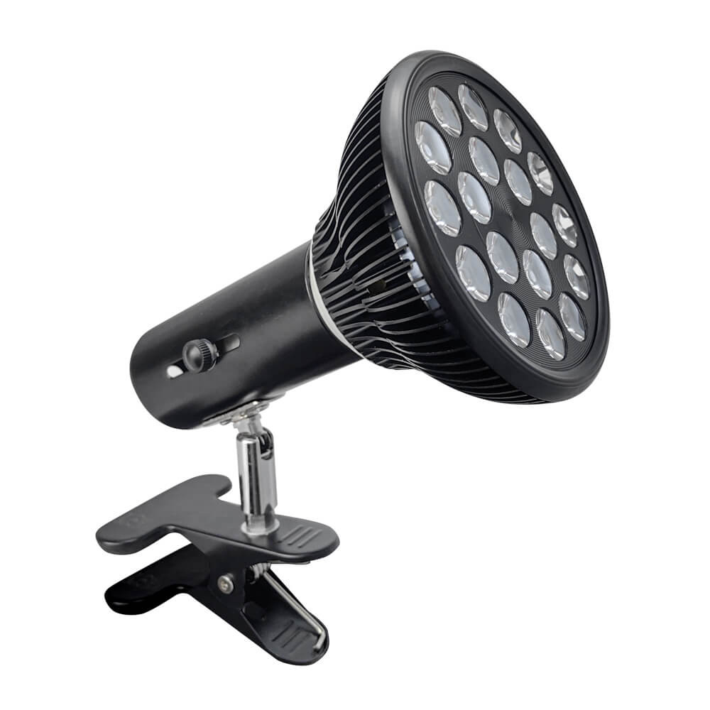 Lampa rozgrzewająca na podczerwień inSPORTline Zelara ∙ 18 diod LED ∙ moc 24 W ∙ obrotowy uchwyt 360°
