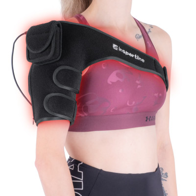 Opaska na ramię z podczerwienią inSPORTline Infracor Shoulder ∙ orteza barkowa ∙ 48 diod LED ∙ 4 poziomy intensywności ∙ timer 3
