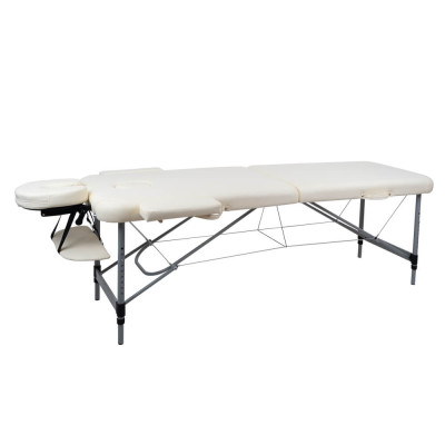 Stół do masażu inSPORTline Morrani ∙ 2-częściowy aluminiowy ∙ nośność 250 kg ∙ waga 15 kg ∙ regulowana wysokość ∙ torba transpor