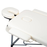 Stół do masażu inSPORTline Morrani ∙ 2-częściowy aluminiowy ∙ nośność 250 kg ∙ waga 15 kg ∙ regulowana wysokość ∙ torba transpor