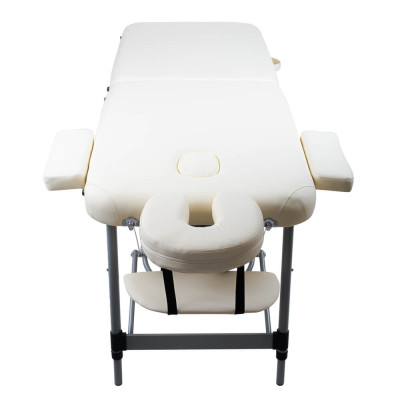 Stół do masażu inSPORTline Morrani ∙ 2-częściowy aluminiowy ∙ nośność 250 kg ∙ waga 15 kg ∙ regulowana wysokość ∙ torba transpor