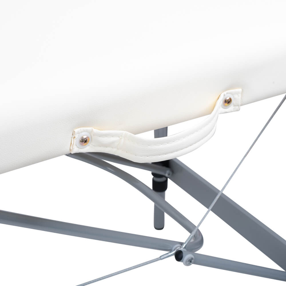 Stół do masażu inSPORTline Morrani ∙ 2-częściowy aluminiowy ∙ nośność 250 kg ∙ waga 15 kg ∙ regulowana wysokość ∙ torba transpor