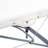 Stół do masażu inSPORTline Morrani ∙ 2-częściowy aluminiowy ∙ nośność 250 kg ∙ waga 15 kg ∙ regulowana wysokość ∙ torba transpor