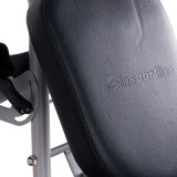 Krzesło do masażu inSPORTline Relaxxy Aluminium ∙ rama aluminiowa ∙ regulowany zagłówek ∙ nośność 150 kg