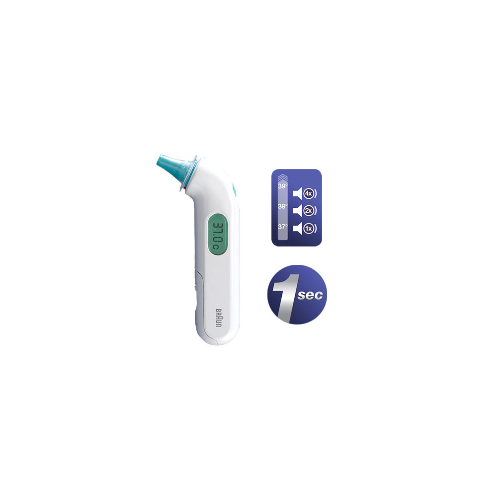 BRAUN IRT3030 THERMOSCAN® 3 Termometr elektroniczny do ucha dla dzieci i noworodków