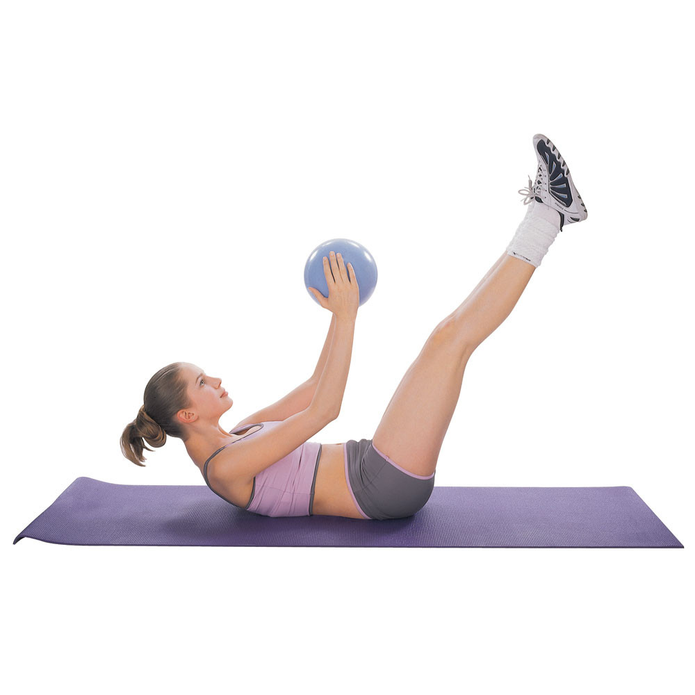 Piłka gimnastyczna inSPORTline Aerobic Ball ø35 cm ∙ do stretchingu i równowagi ∙ nośność 120 kg ∙ PVC